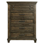 Elements International - MCCOY CHARCOAL CHEST - Dark Brown|Dark Gray Wood - Chests - Additional View 1