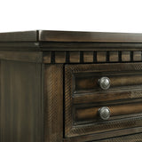 Elements International - MCCOY CHARCOAL CHEST - Dark Brown|Dark Gray Wood - Chests - Additional View 3