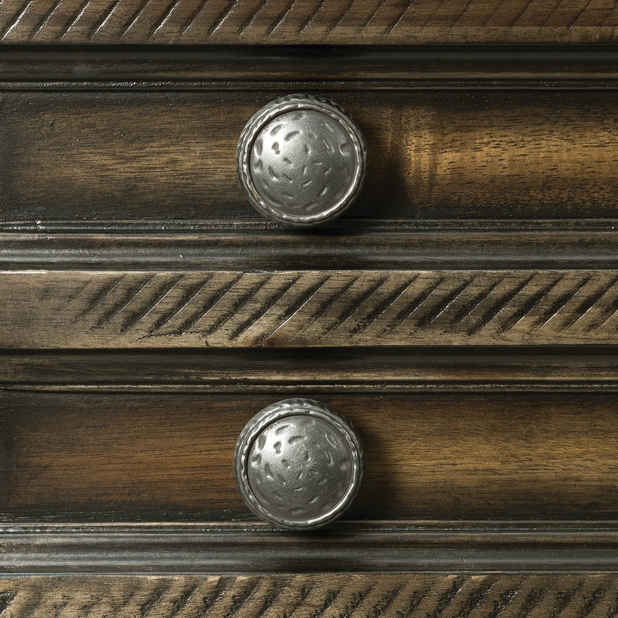 Elements International - MCCOY CHARCOAL CHEST - Dark Brown|Dark Gray Wood - Chests - Additional View 6