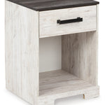 Ashley Furniture - SHAWBURN 1 DRAWER NIGHTSTAND - Light Brown Wood - Nightstands