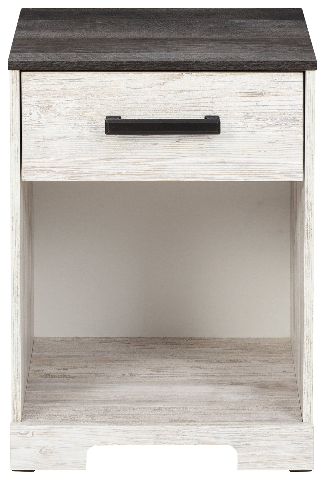 Ashley Furniture - SHAWBURN 1 DRAWER NIGHTSTAND - Light Brown Wood - Nightstands - Additional View 4