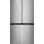 Café Energy Star 22.9 Cu. Ft. Smart Counter-Depth Quad-Door Refrigerator In Platinum Glass With Dual-Dispense Autofill Pitcher - Platinum Glass - Pearl Silver - Refrigerators