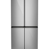 Café Energy Star 22.9 Cu. Ft. Smart Counter-Depth Quad-Door Refrigerator In Platinum Glass With Dual-Dispense Autofill Pitcher - Platinum Glass - Pearl Silver - Refrigerators
