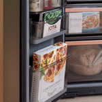 Café Energy Star 22.9 Cu. Ft. Smart Counter-Depth Quad-Door Refrigerator In Platinum Glass With Dual-Dispense Autofill Pitcher - Platinum Glass - Pearl Silver - Refrigerators - Additional View 14