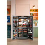 Café Energy Star 22.9 Cu. Ft. Smart Counter-Depth Quad-Door Refrigerator In Platinum Glass With Dual-Dispense Autofill Pitcher - Platinum Glass - Pearl Silver - Refrigerators - Additional View 20