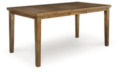 Ashley Furniture - BROXTYN BUTTERFLY COUNTER TABLE - Light Brown Wood - Tables