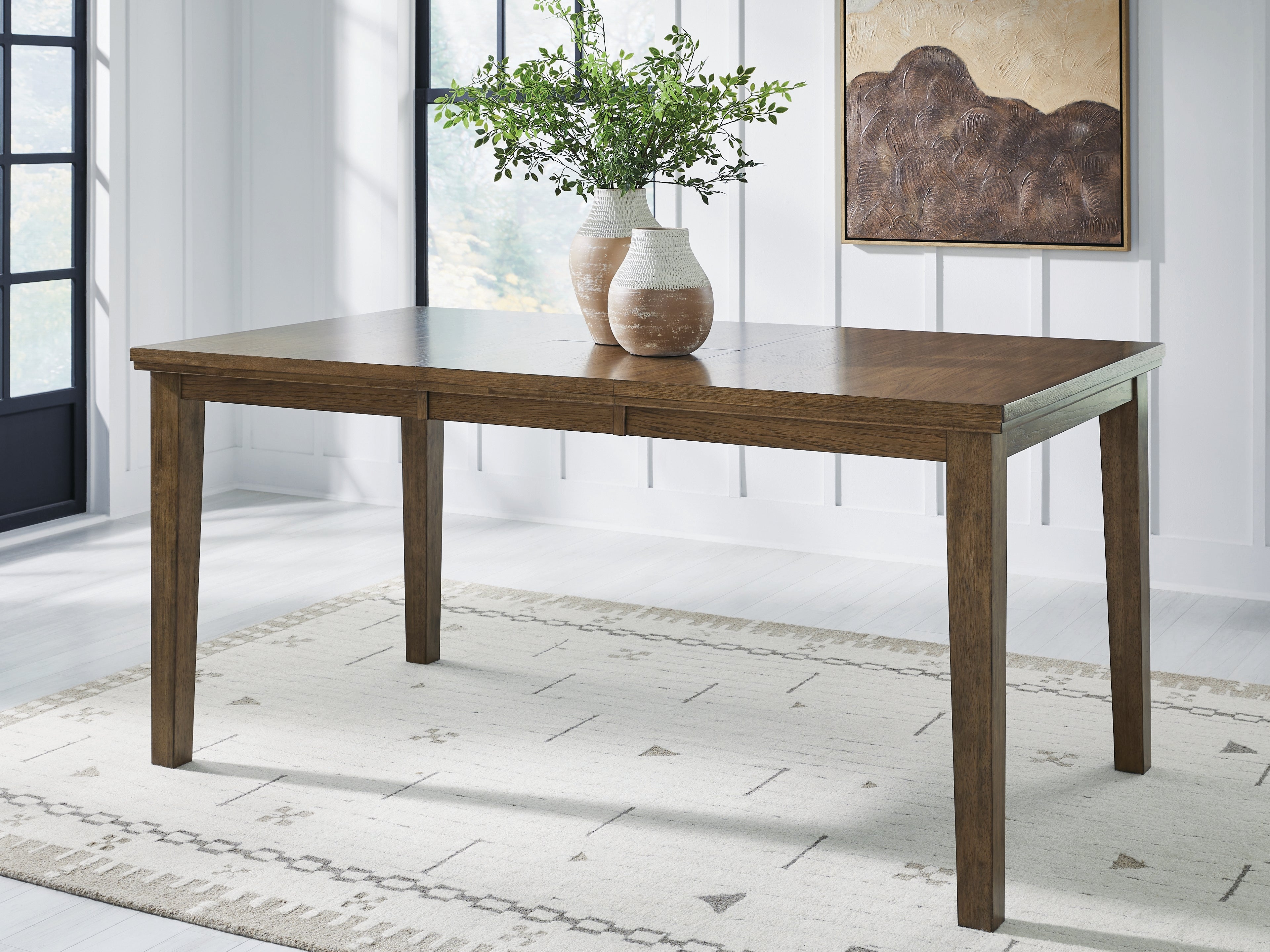 Ashley Furniture - BROXTYN BUTTERFLY COUNTER TABLE - Light Brown Wood - Tables - Additional View 1