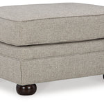 Ashley Furniture - GAELON DUNE OTTOMAN - Light Brown Fabric - Ottomans