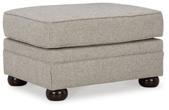 Ashley Furniture - GAELON DUNE OTTOMAN - Light Brown Fabric - Ottomans