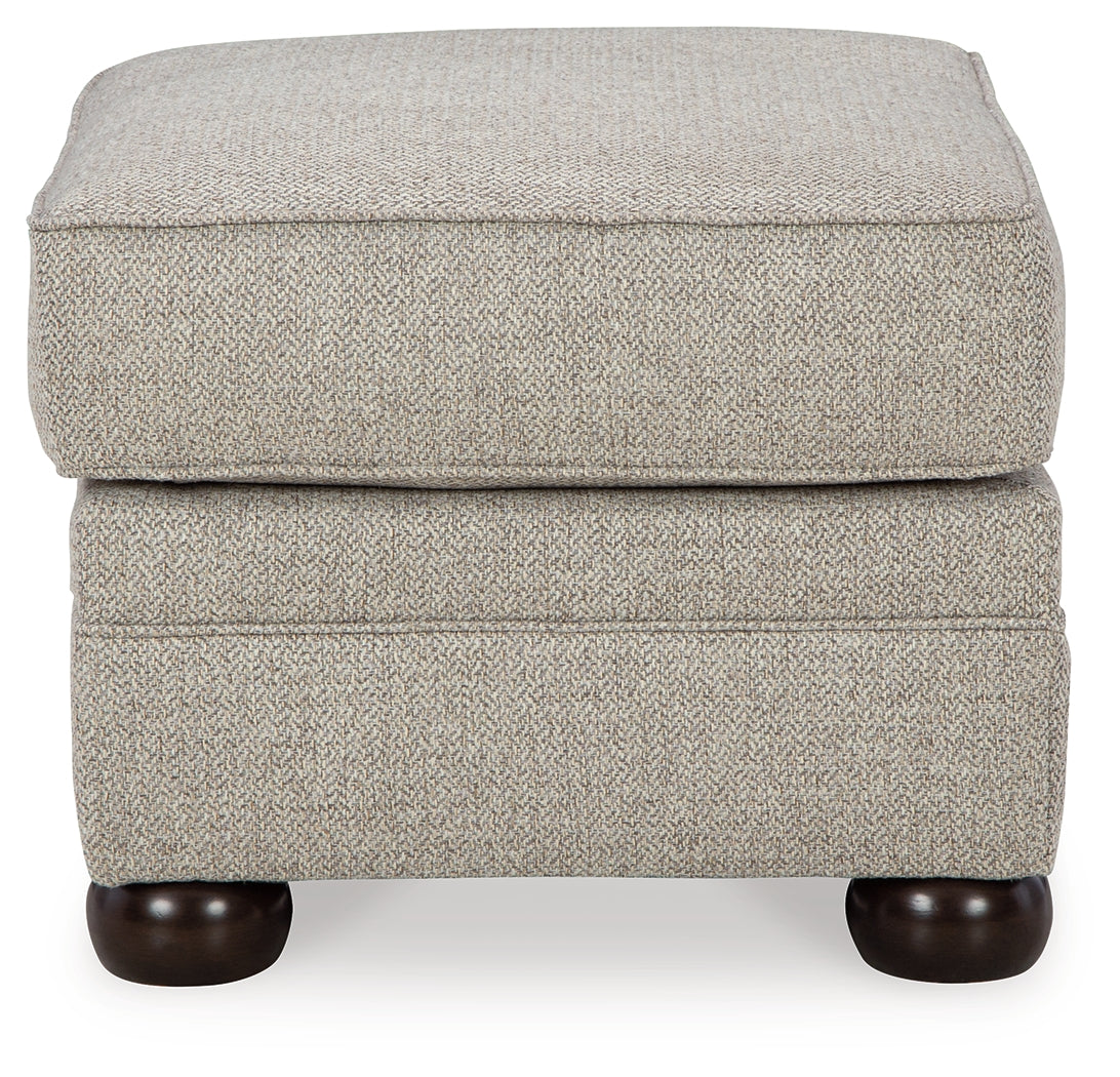 Ashley Furniture - GAELON DUNE OTTOMAN - Light Brown Fabric - Ottomans - Additional View 3