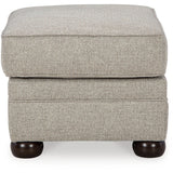 Ashley Furniture - GAELON DUNE OTTOMAN - Light Brown Fabric - Ottomans - Additional View 3
