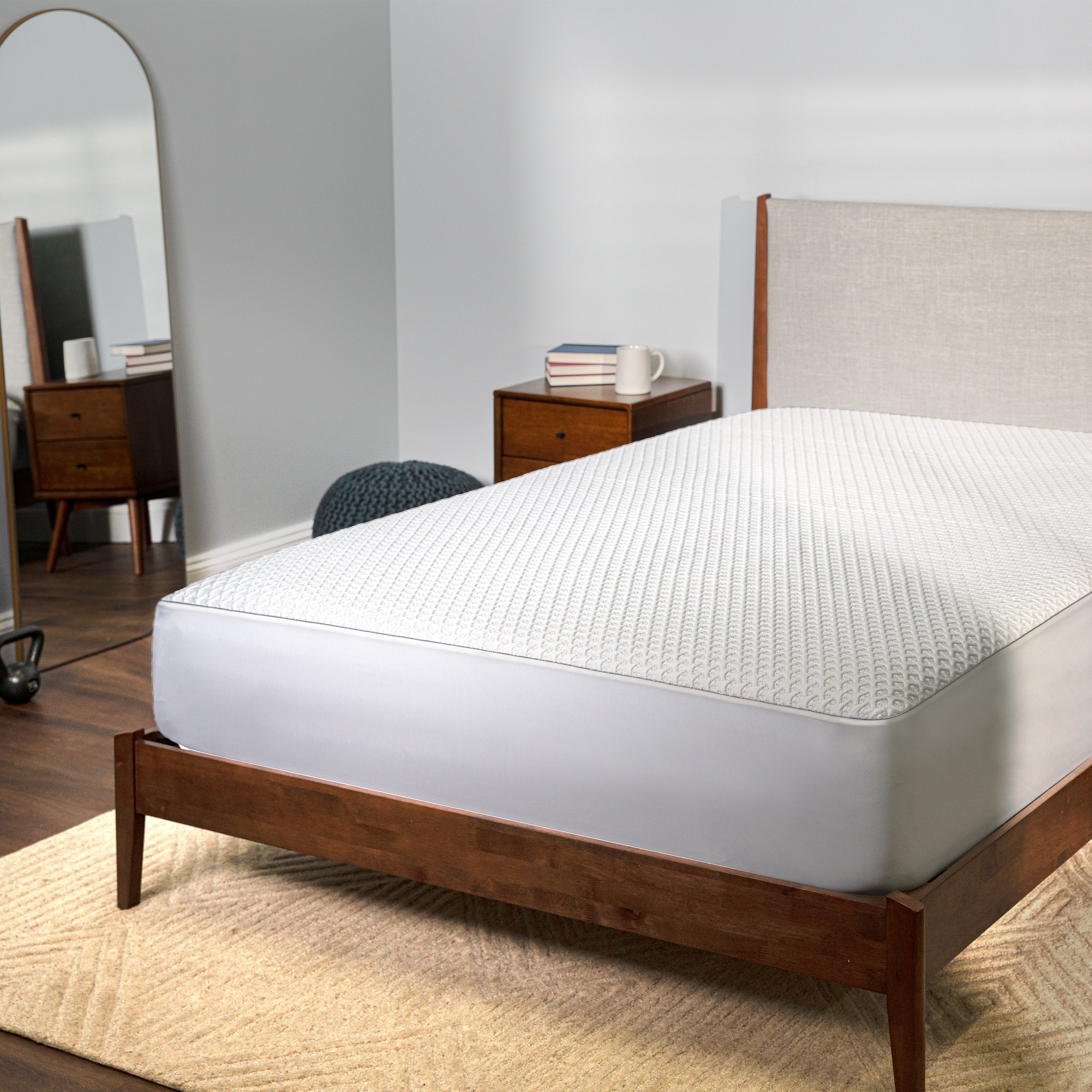 Bedgear - Vertex Cooling Full Mattress Pad - White Fabric - Protectors - Additional View 3