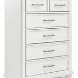 Ashley Furniture - KANWYN 7 DRAWER CHEST - White Wood - Chests