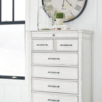 Ashley Furniture - KANWYN 7 DRAWER CHEST - White Wood - Chests - Additional View 1