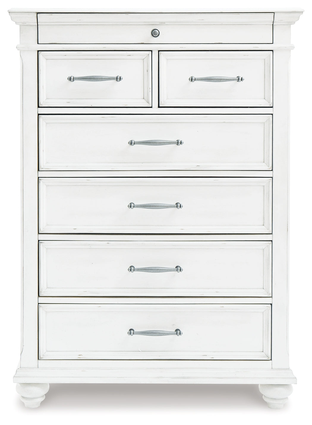 Ashley Furniture - KANWYN 7 DRAWER CHEST - White Wood - Chests - Additional View 2