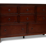 New Classic - Tamarack Dresser - Cherry - Dark Brown Wood - Dresser & Mirror