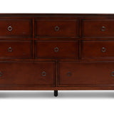 New Classic - Tamarack Dresser - Cherry - Dark Brown Wood - Dresser & Mirror - Additional View 1