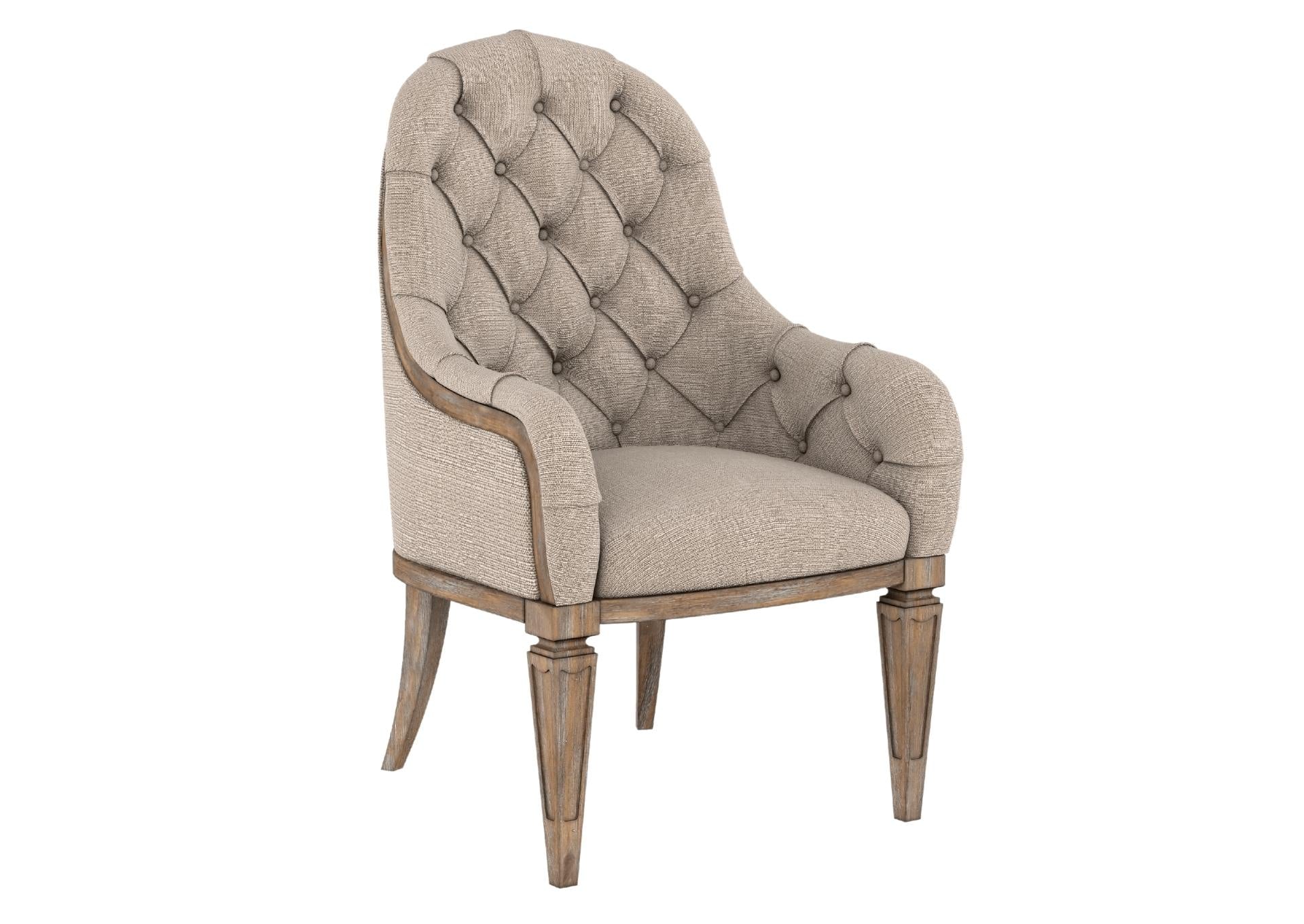 ARCHITRAVE UPHOLSTERED ARM CHAIR - Additional View 1