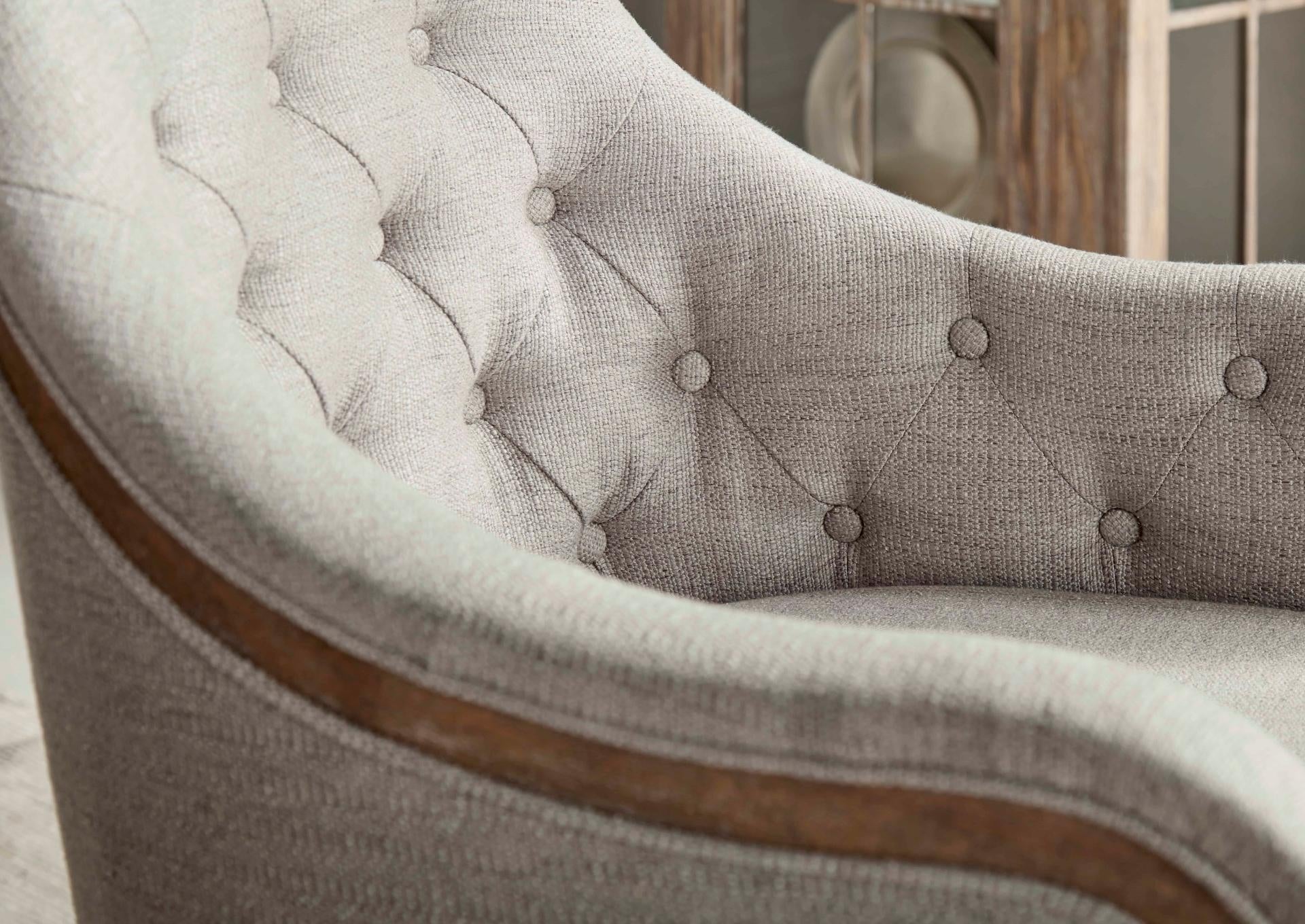 ARCHITRAVE UPHOLSTERED ARM CHAIR - Additional View 3