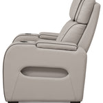 Ashley Furniture - Boyington Power Recliner With Massage, Heat, And Led Lighting - Gray - Leather Match - Recliners - Additional View 4