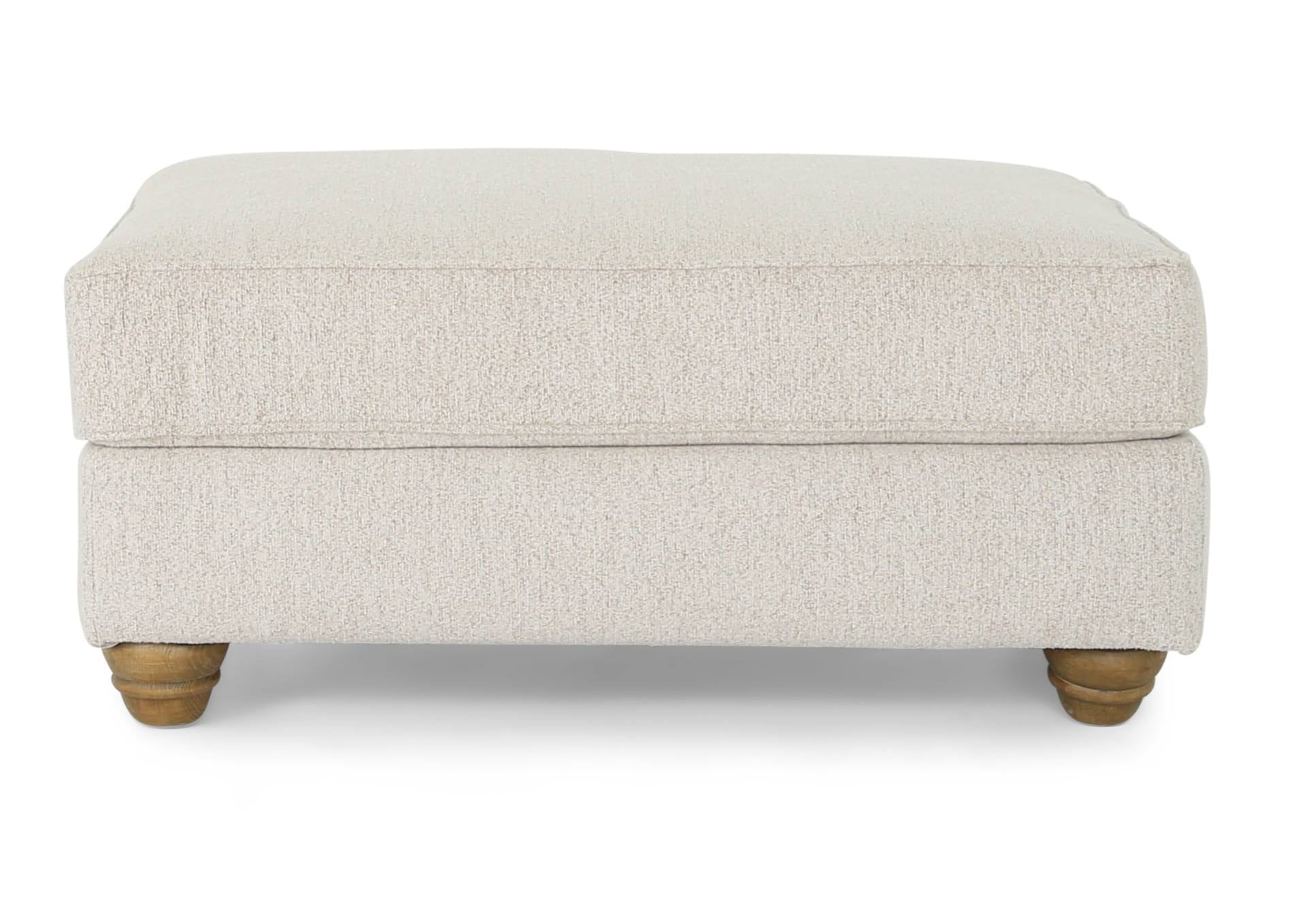 WACO LINEN OTTOMAN
