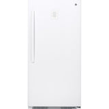 GE White 22Cu Upright Convertible Freezer/Refrigerator