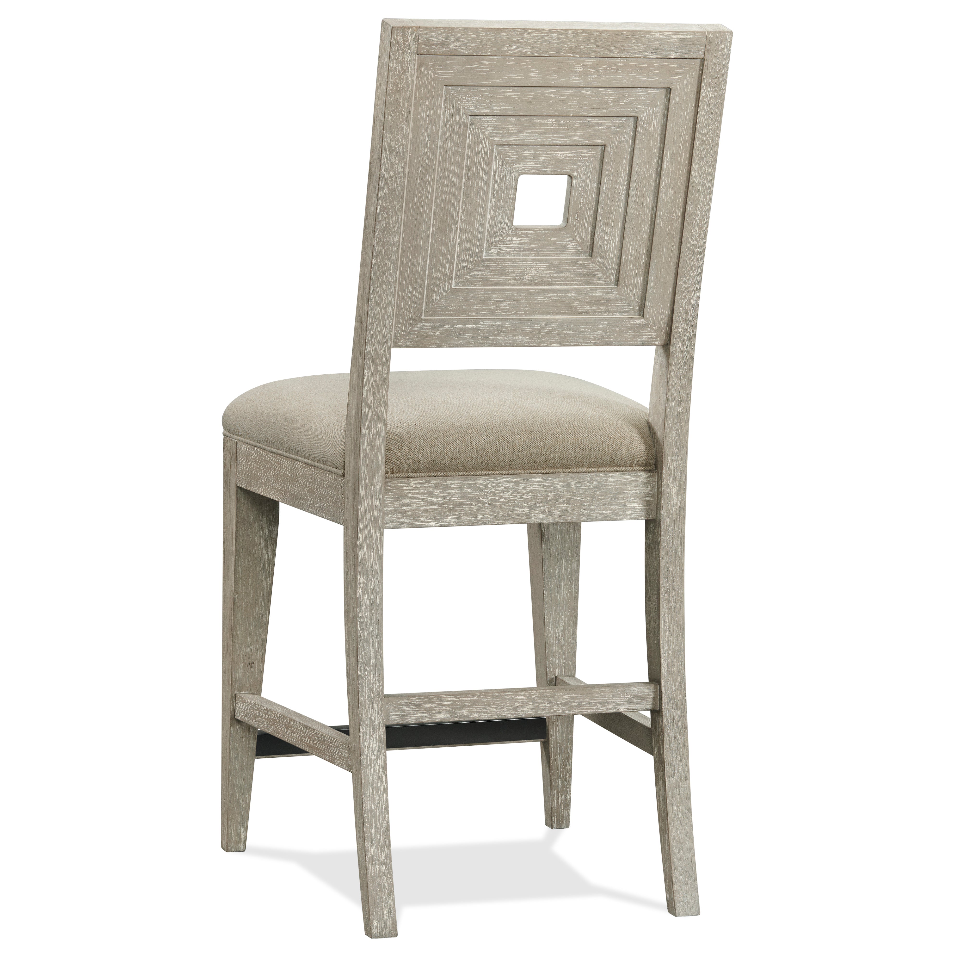 Riverside Furniture - JAVA OUTDOOR SANDSTONE END TABLE - Gray Wood|Fabric - Stools - Additional View 2