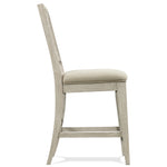 Riverside Furniture - JAVA OUTDOOR SANDSTONE END TABLE - Gray Wood|Fabric - Stools - Additional View 3