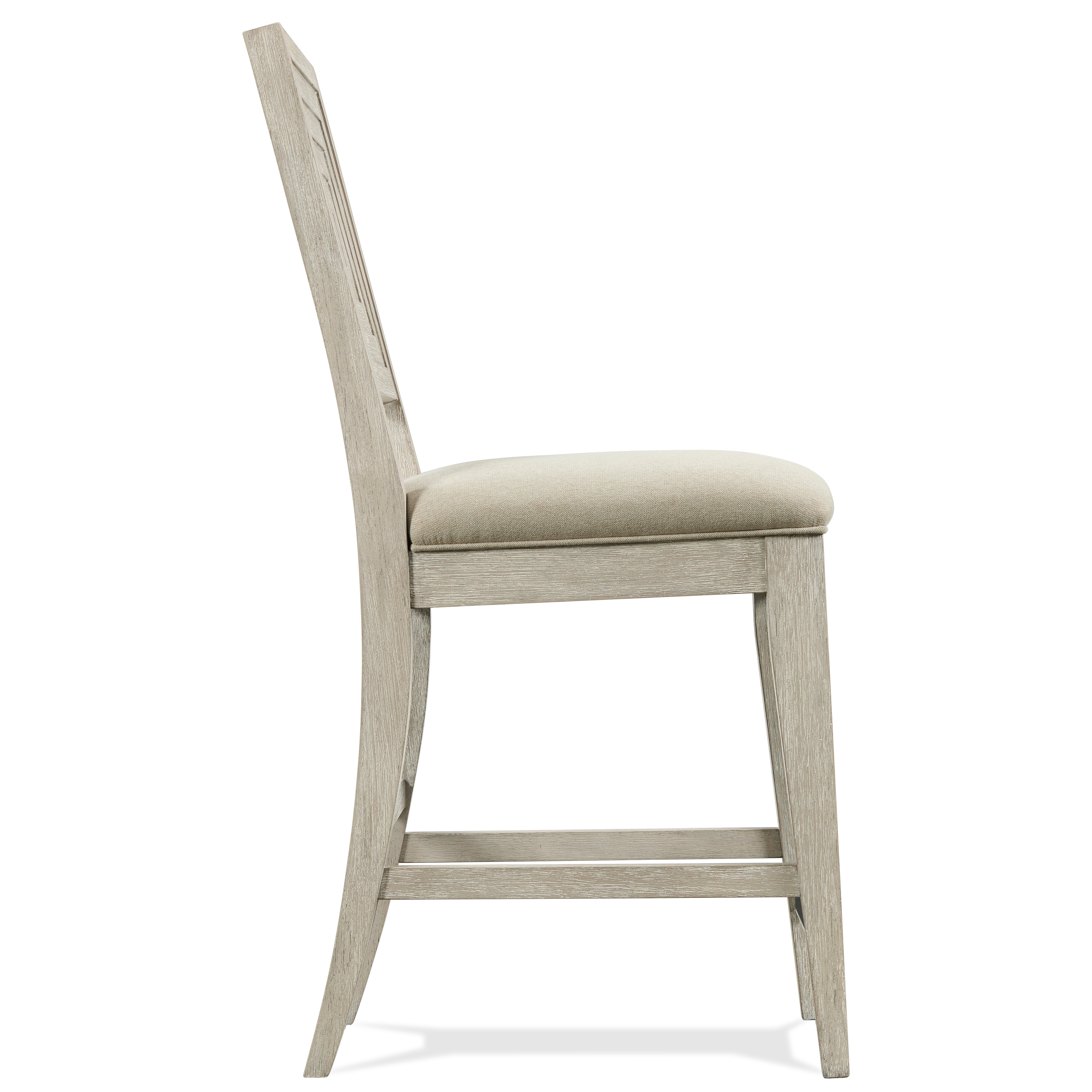 Riverside Furniture - JAVA OUTDOOR SANDSTONE END TABLE - Gray Wood|Fabric - Stools - Additional View 3