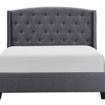 Eva Queen Bed - Grey