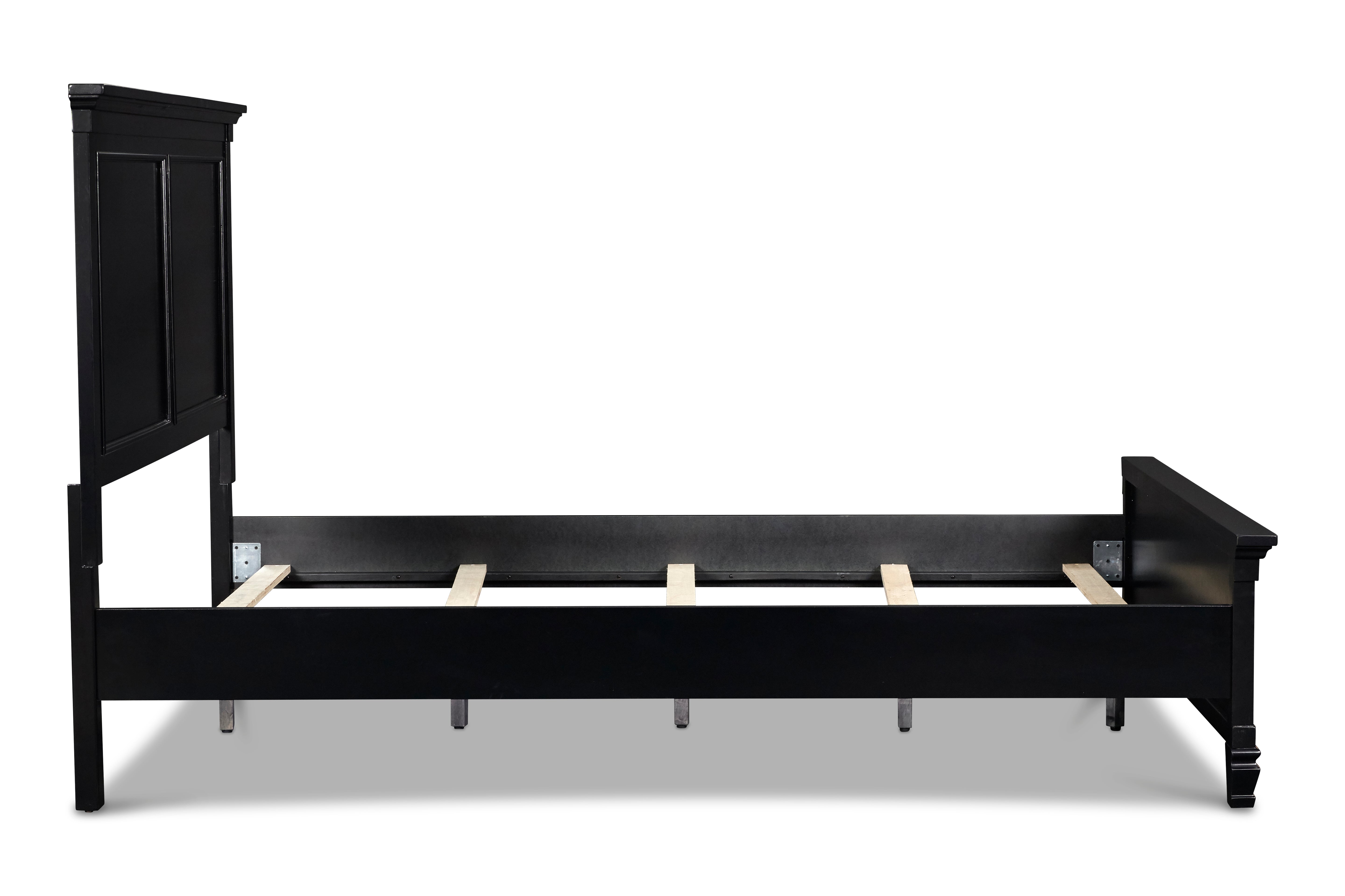 New Classic - Tamarack Queen Bed - Black - Wood - Beds - Additional View 3
