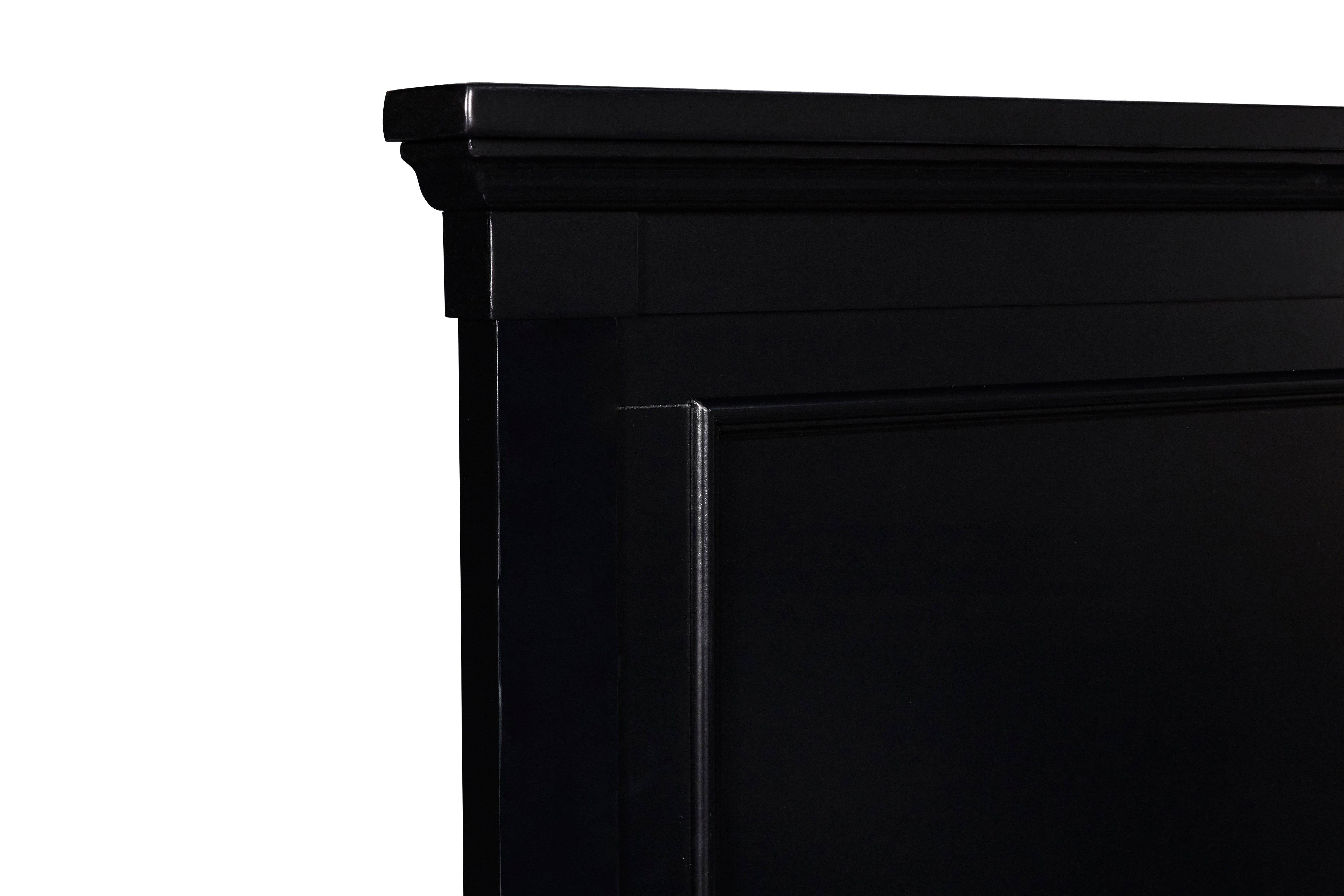 New Classic - Tamarack Queen Bed - Black - Wood - Beds - Additional View 4