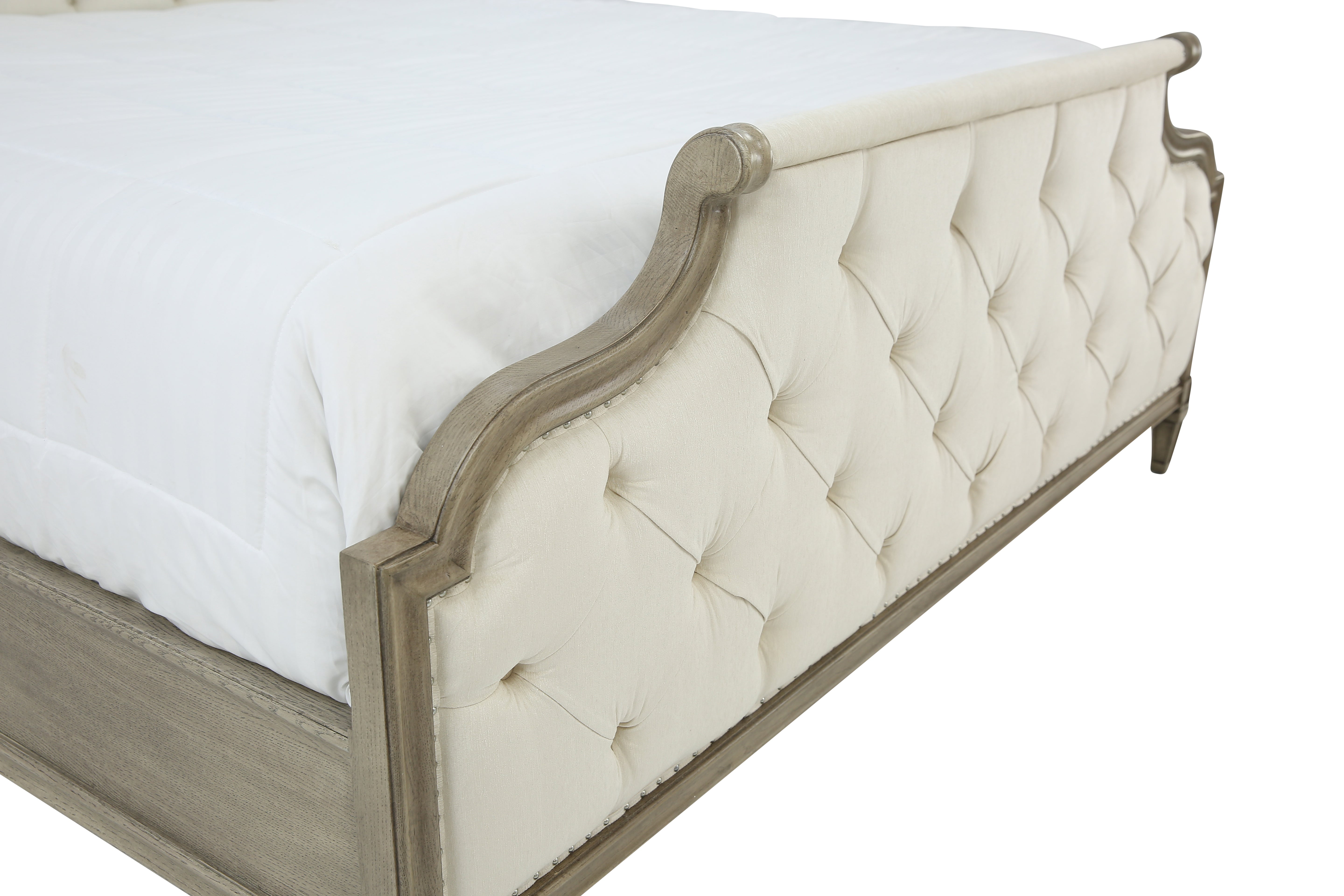 MARQUESA GRAY KING UPHOLSTERED BED - Additional View 2