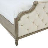 MARQUESA GRAY KING UPHOLSTERED BED - Additional View 3