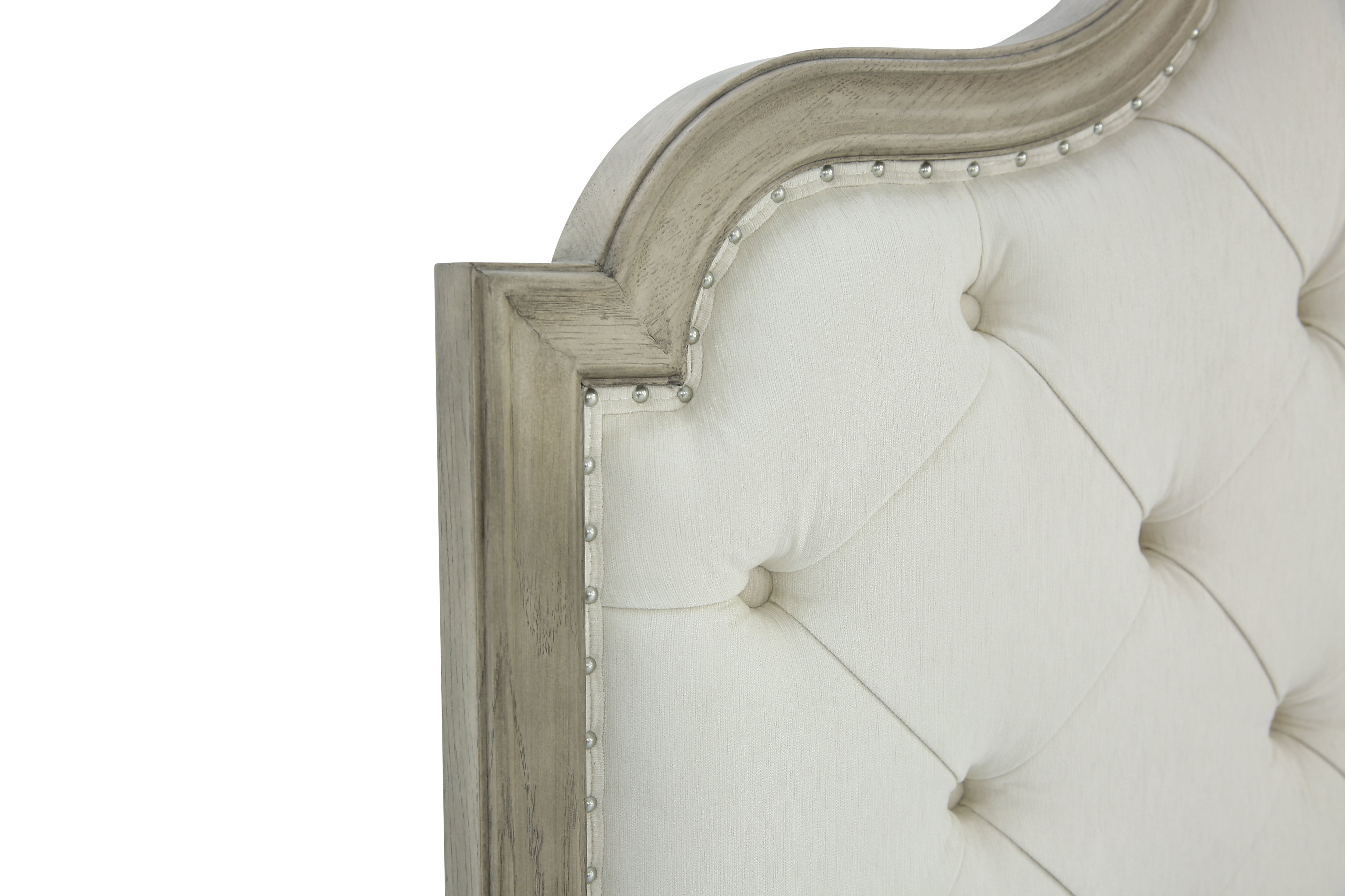MARQUESA GRAY KING UPHOLSTERED BED - Additional View 5