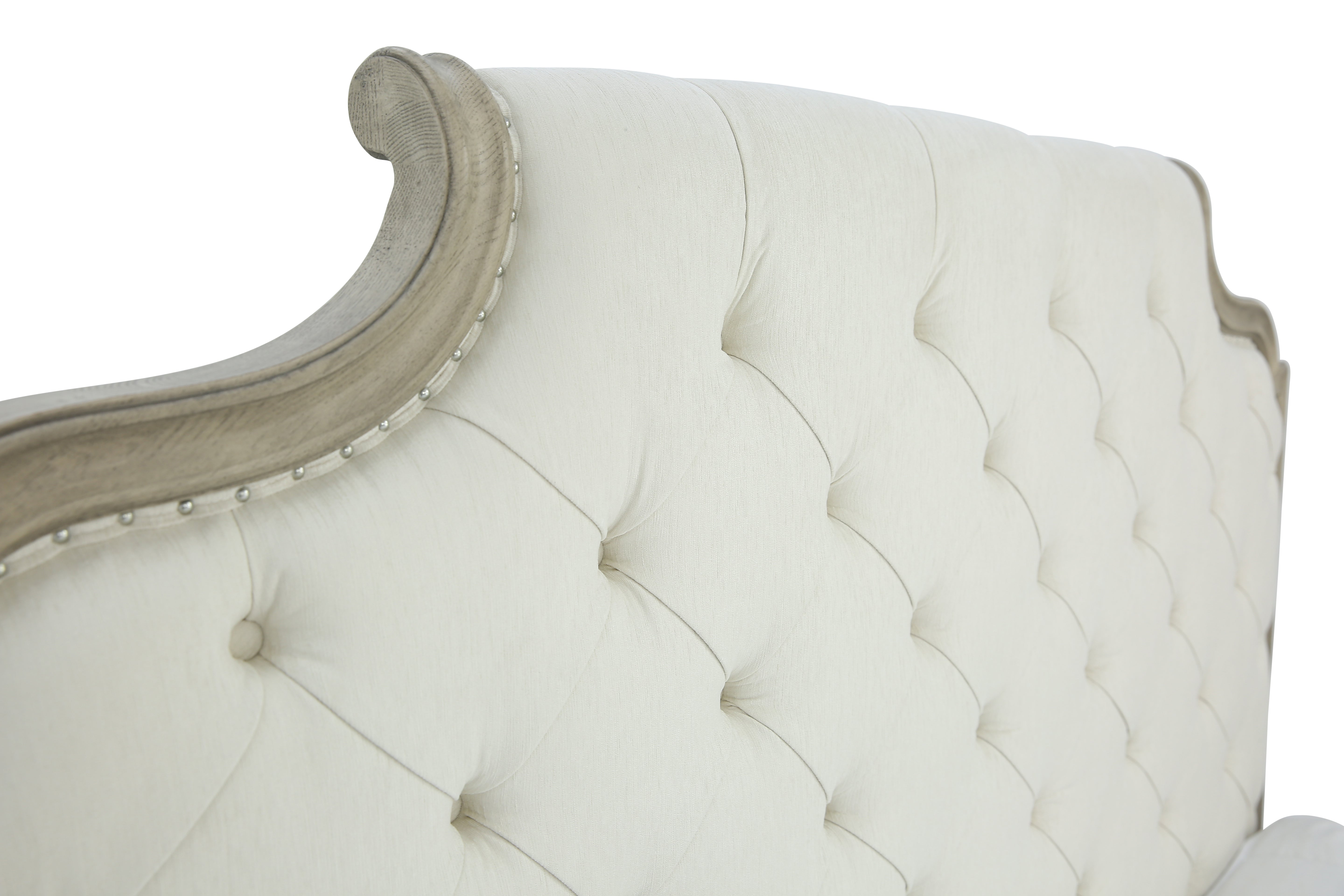 MARQUESA GRAY KING UPHOLSTERED BED - Additional View 7