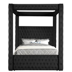 Annabelle Black Canopy King Bed