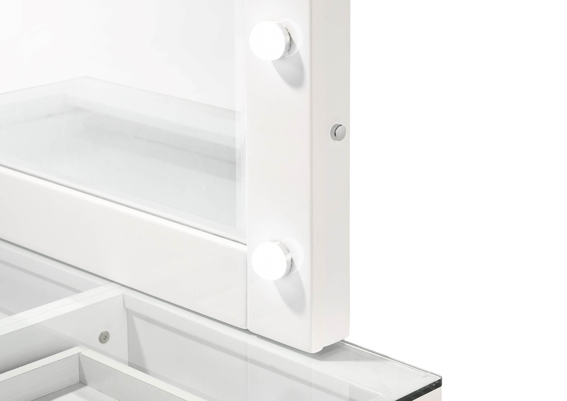 Morgan Vanity With Led Mirror - White - Additional View 2
