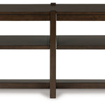 Ashley Furniture - BRECKINGTON SOFA TABLE - Dark Brown Wood - Tables - Additional View 2