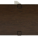 Ashley Furniture - BRECKINGTON SOFA TABLE - Dark Brown Wood - Tables - Additional View 3