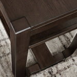Ashley Furniture - BRECKINGTON SOFA TABLE - Dark Brown Wood - Tables - Additional View 4