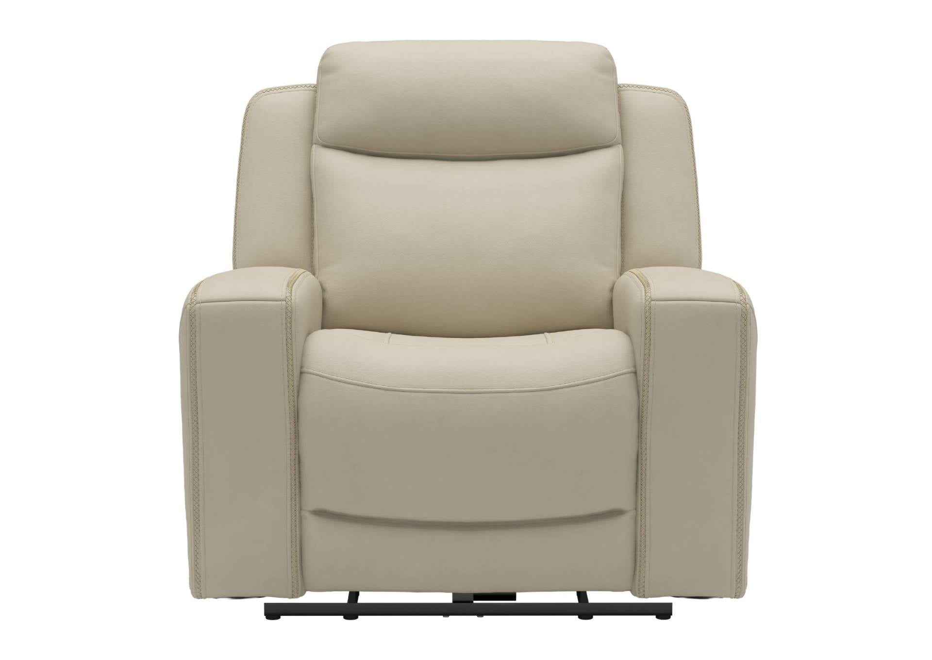 Adeline Leather Power Recliner - Pristine