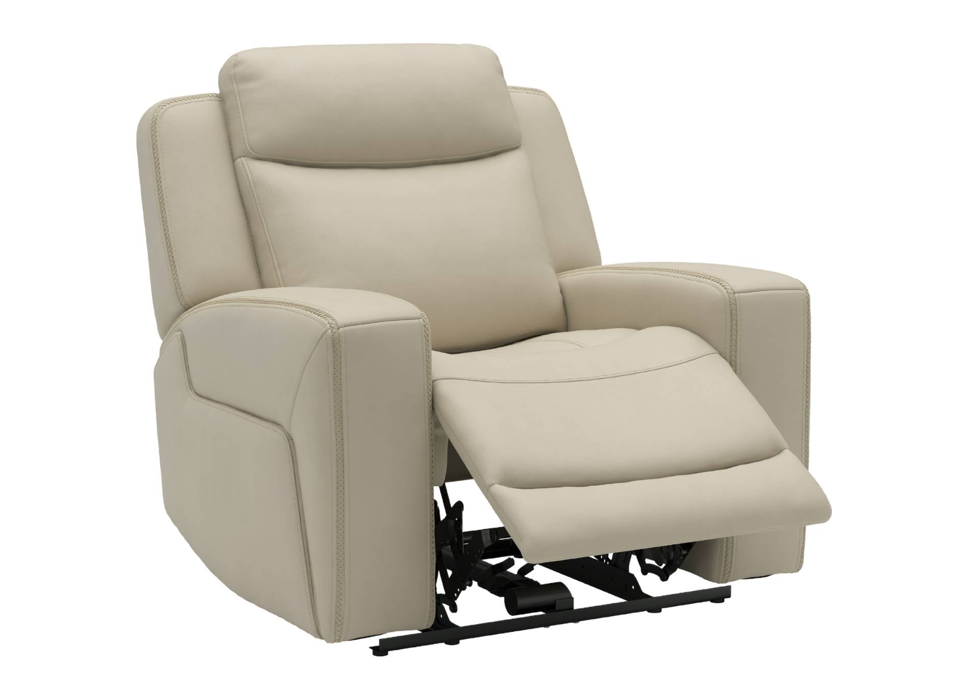 Adeline Leather Power Recliner - Pristine - Additional View 2