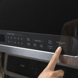 GE PROFILE STAINLESS 2.1CU OVER-THE-RANGE MICROWAVE OVEN - Pearl Silver|Black - Microwaves - Additional View 6
