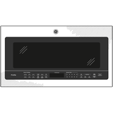 GE PROFILE STAINLESS 2.1CU OVER-THE-RANGE MICROWAVE OVEN - Pearl Silver|Black - Microwaves - Additional View 8