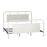 Liberty Furniture - Jolene Antique Queen Bed - White - Metal - Beds - Additional View 2