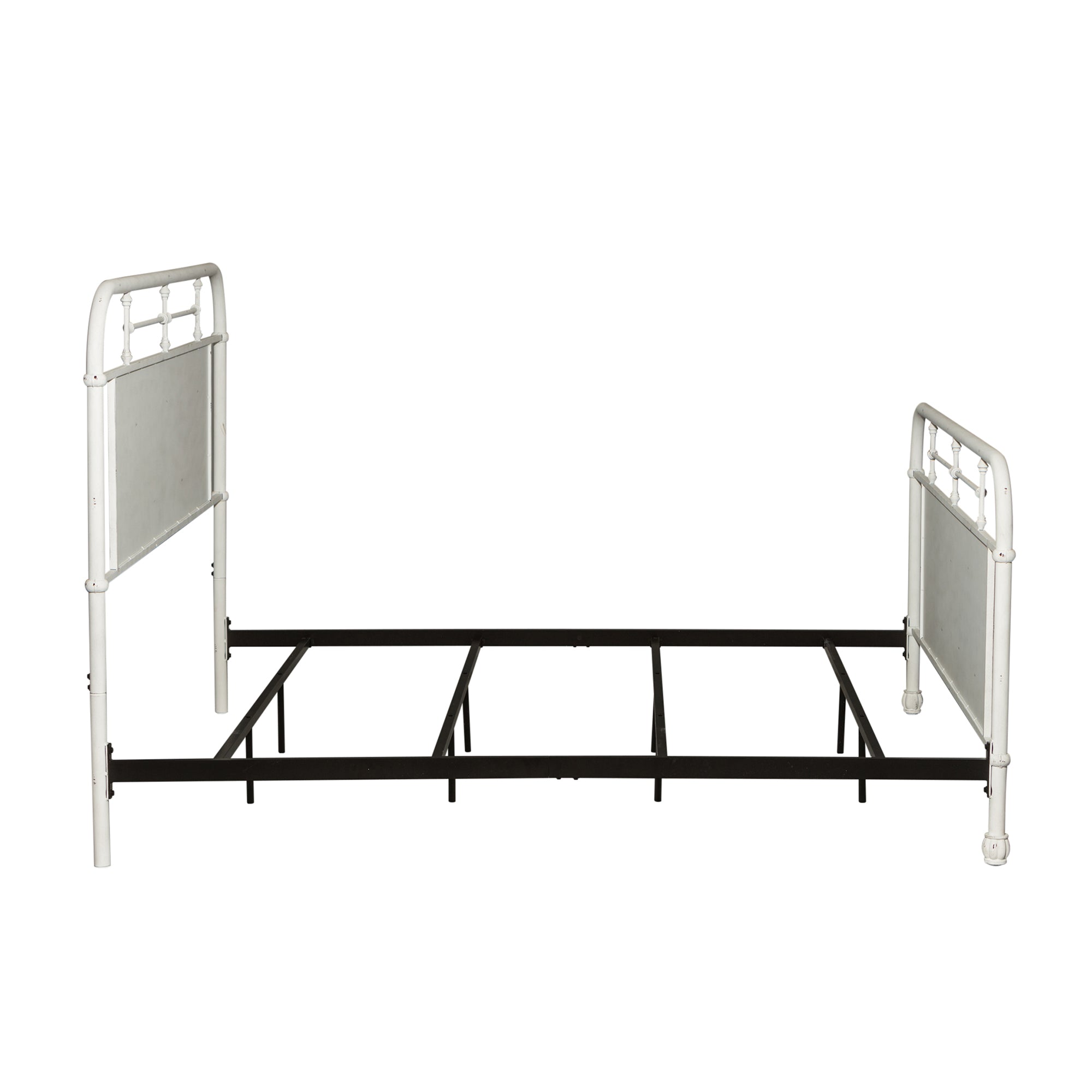 Liberty Furniture - Jolene Antique Queen Bed - White - Metal - Beds - Additional View 3