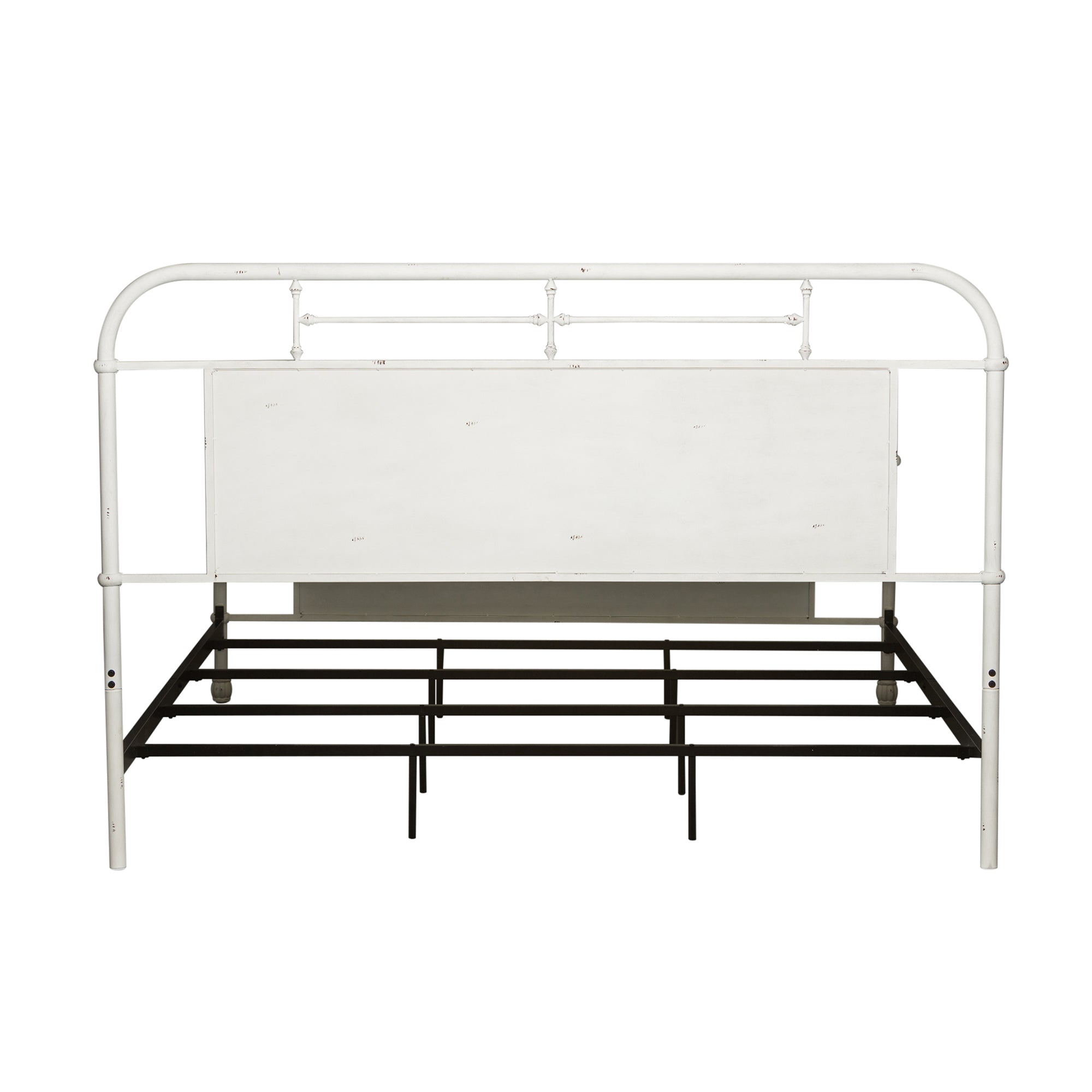Liberty Furniture - Jolene Antique Queen Bed - White - Metal - Beds - Additional View 4