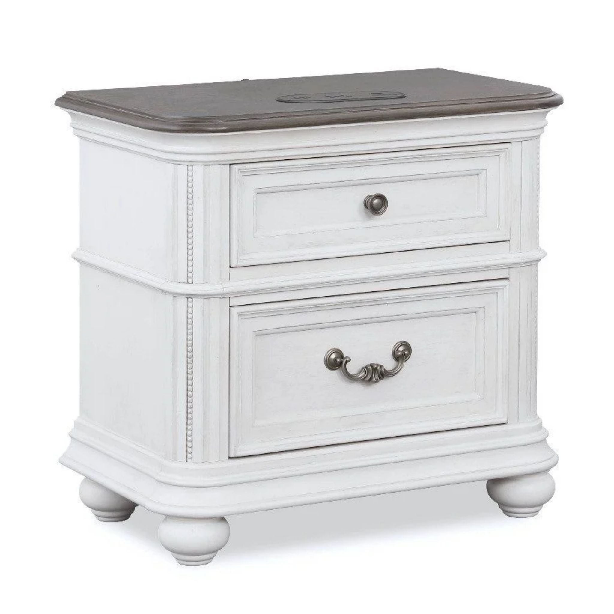 MALLORY WEATHERED TECH NIGHTSTAND - Additional View 1