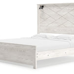 Ashley Furniture - Gerridan King Lighted Bed - White Wood - Beds - Additional View 4